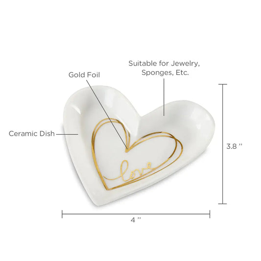 Heart Shaped Trinket Dish