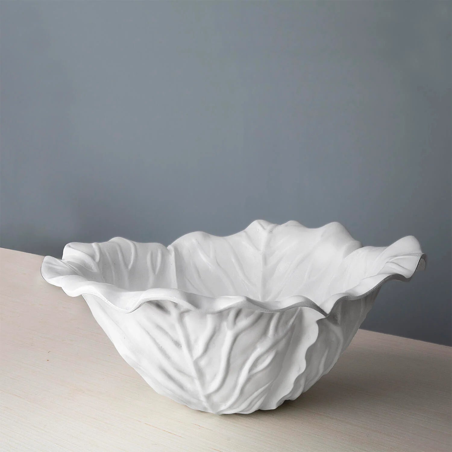 Beatriz Ball White Lettuce Design Salad Bowl