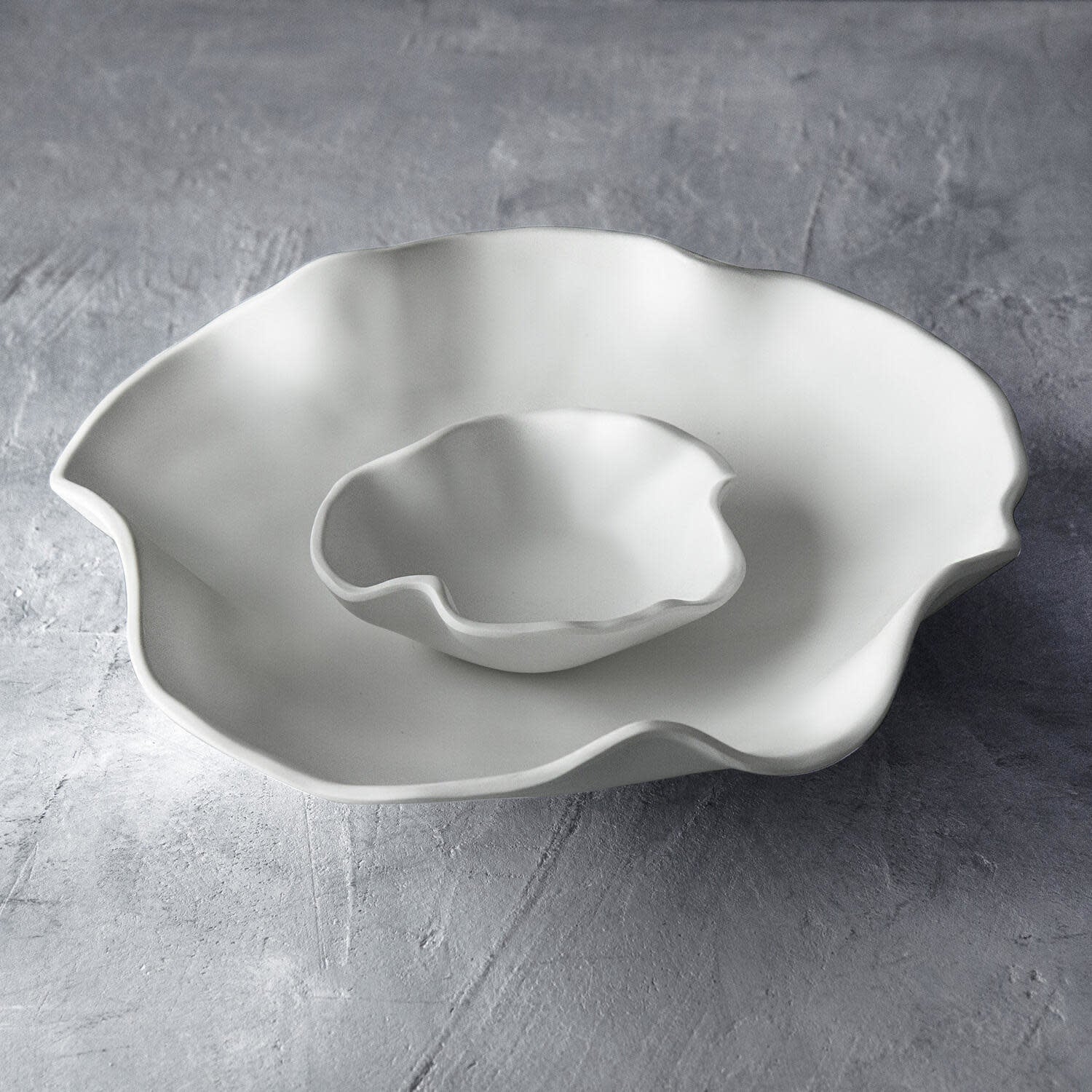 Beatriz Ball Vida Bowl with Dip- White
