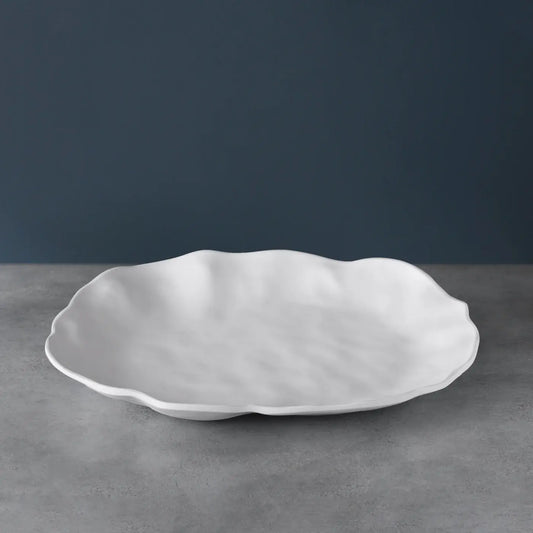 Beatriz Ball VIDA Nube Large Oval Platter, White