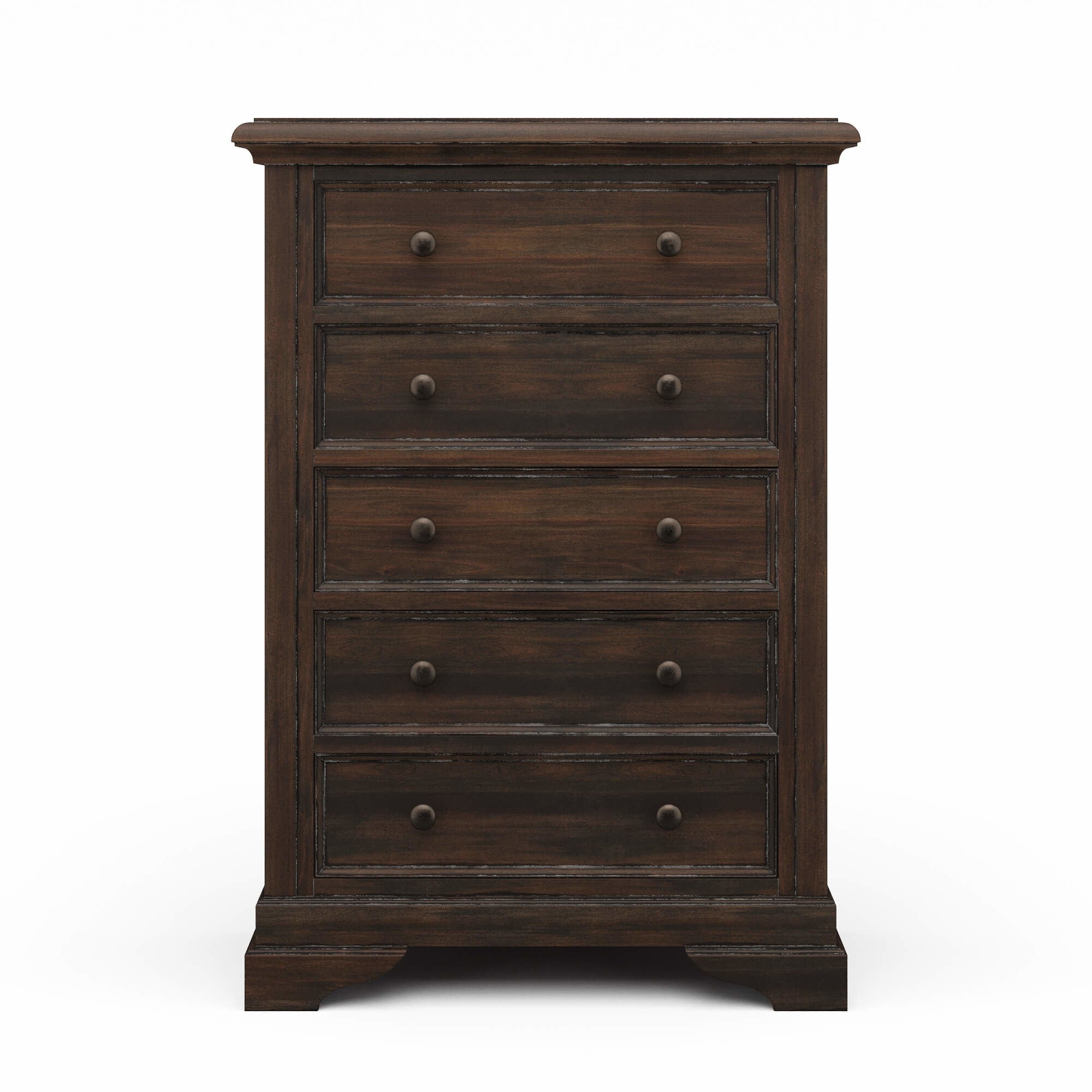 Bramble Huntley 5 Drawer Dresser  W 41 x D 22 x H 59 in