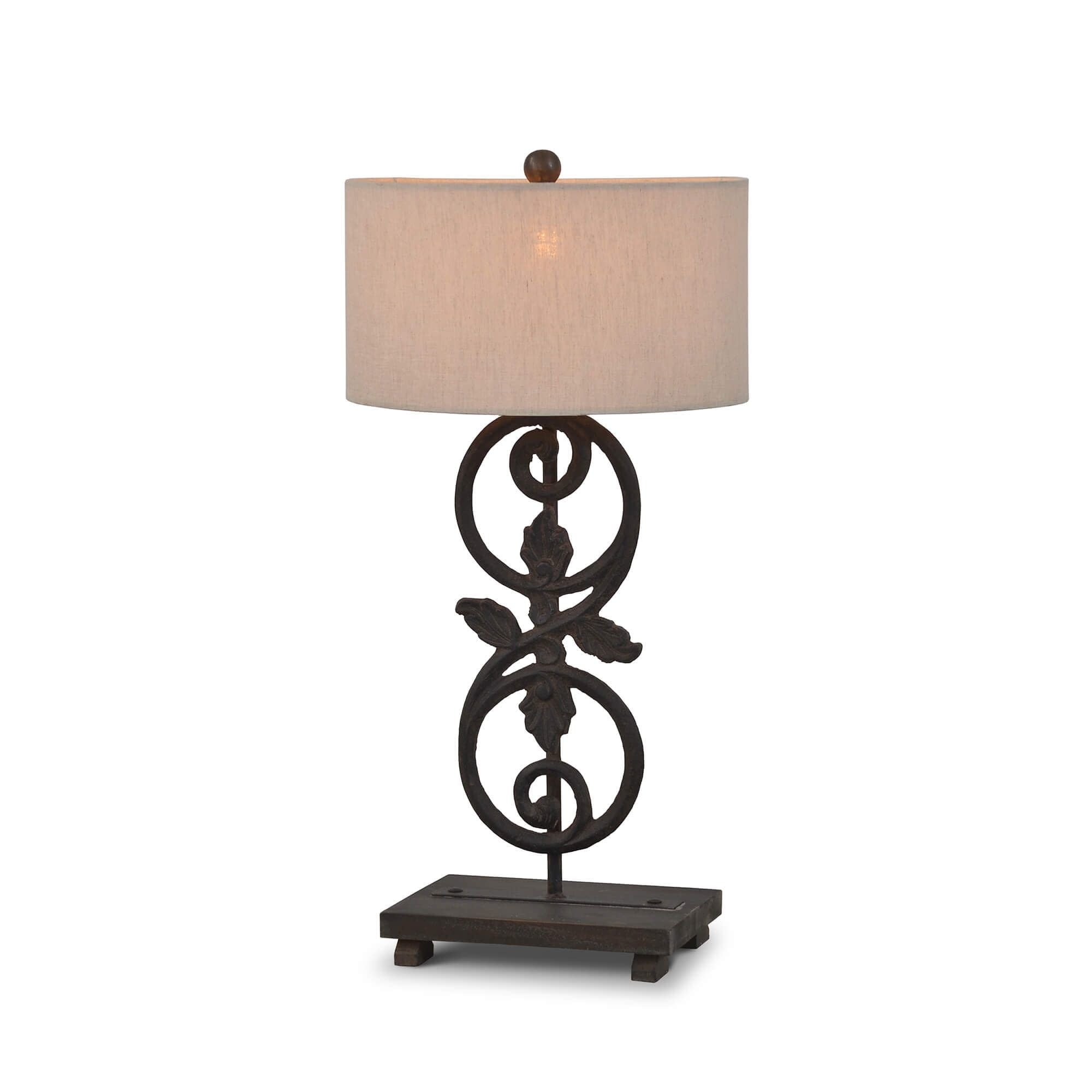 Bramble Eternity Table Lamp Beige Shade