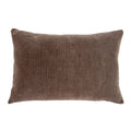 Indaba Velvet Kantha-Stitch, Pillow, Plum, 16X24