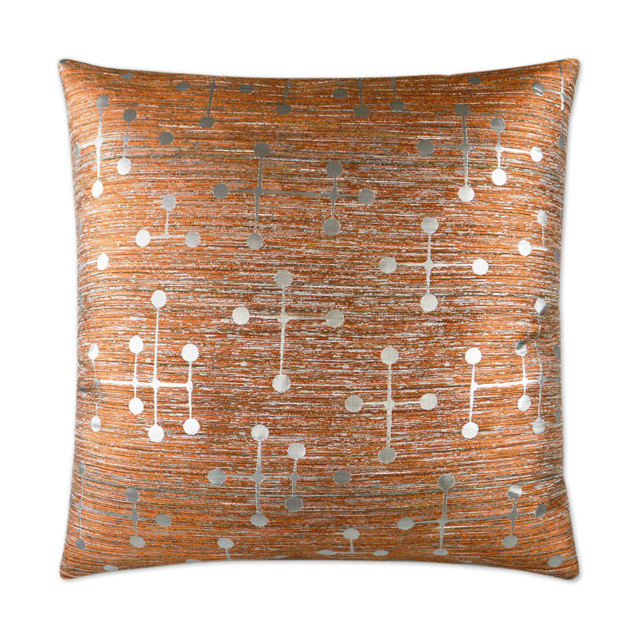 Morse Copper Throw Pillow, 20x20