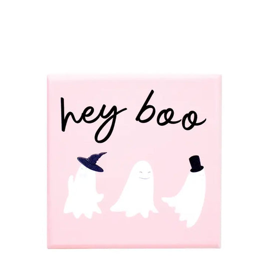 Hey Boo Block Art
