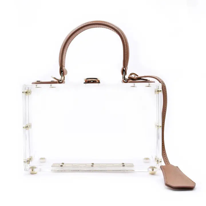 Sea Lily Clear Box Purse