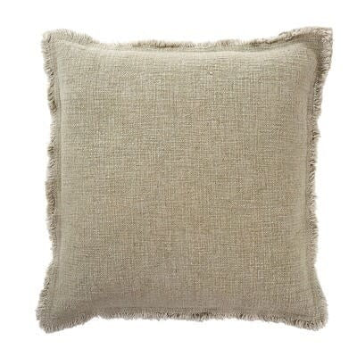 Indaba Selena Linen Pillow 20x20 Java