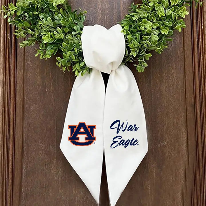 Auburn Logo Wreath Sash