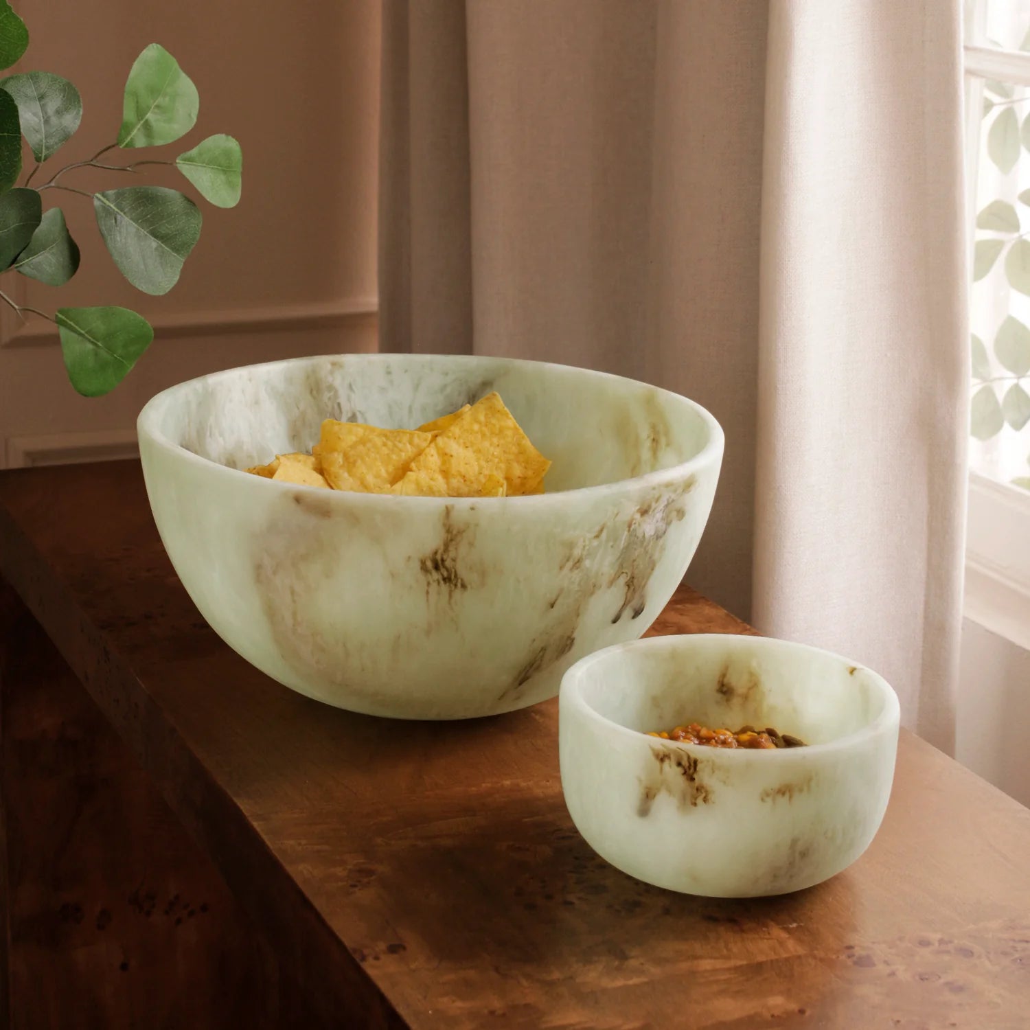 Giada Large Jade Swirl Bowl