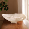 Alabaster Large Oval Bowl