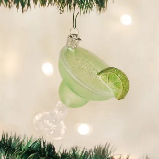 Old World Margarita Glass Ornament