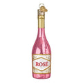 Old World Rose Wine Glass Ornament