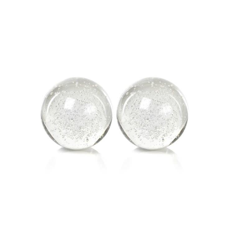 Zodax Crystal Fill Ball with Bubbles