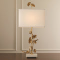 Global Views Ginkgo Table Lamp - Brass