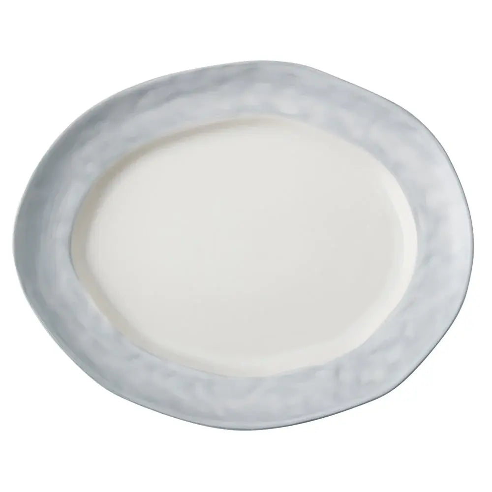 Azores Large Oval Platter, Blue Lagoon