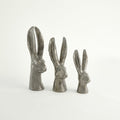 Global Views Rabbit Reactive Matte Silver Small