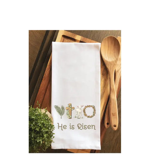 He is Risen Tea Towel