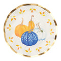 Wavy Salad Plate Harvest Blue