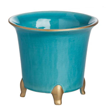 Turquoise Cachepot