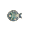 Global Views Blue Fish Plate Small