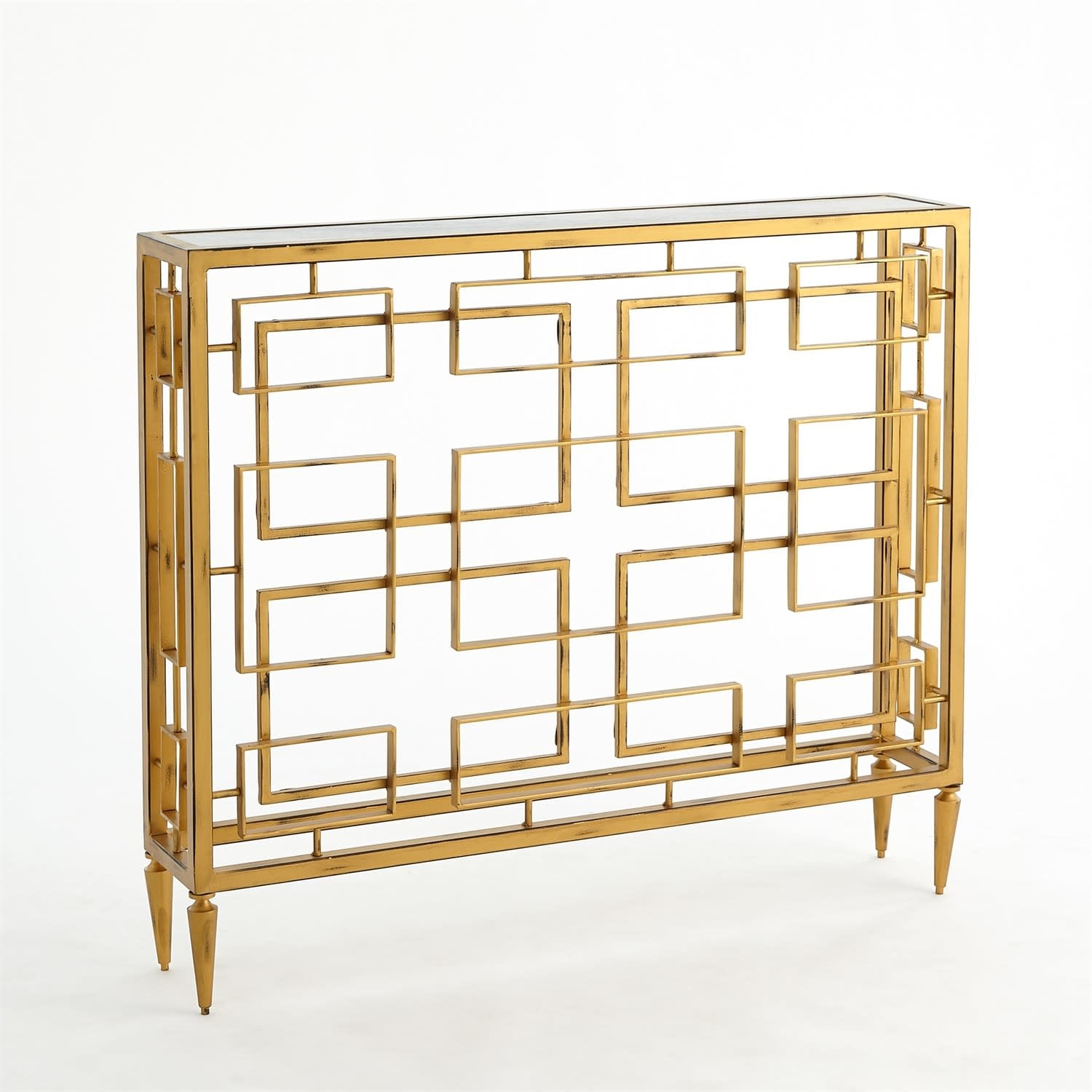 Global Views Open Block Console Gold