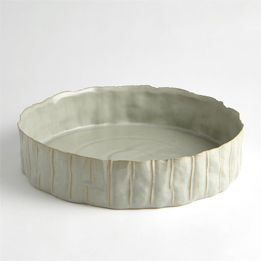 Global Views Large Paper Birch Bowl - Sage