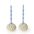 White Hydrangea Bud vase/ candle holder