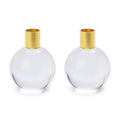Clear Taper Candlesticks