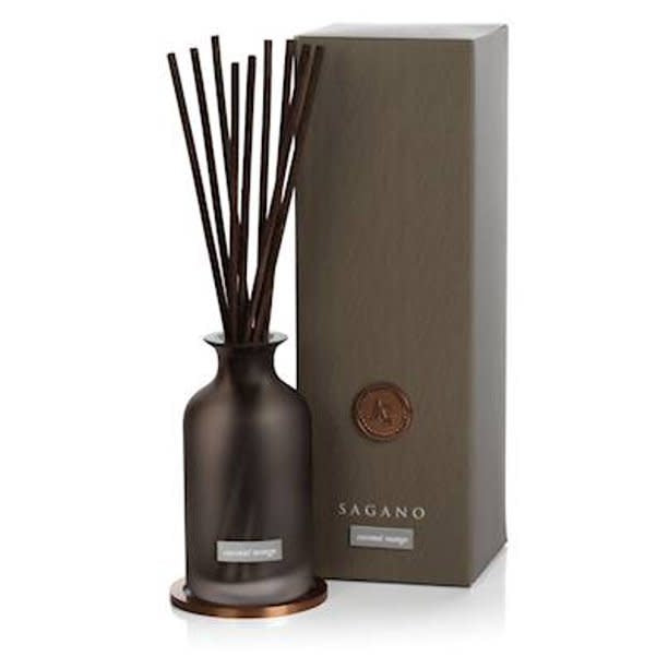 Zodax Sagano Reed Diffuser-Cool Gray/Coconut Mango