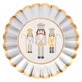 Gilded Nutcracker Paper Salad Plate