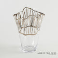 Global Views Tropaz Vase Silver Small