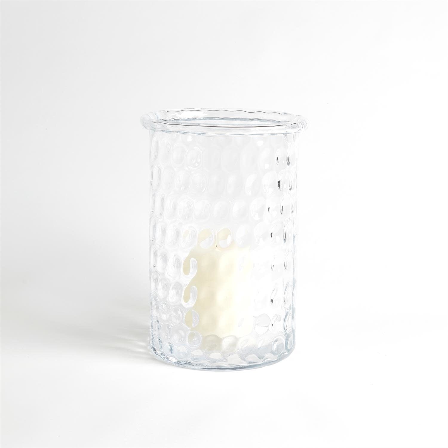Global Views Honeycomb Hurricane Vase Small