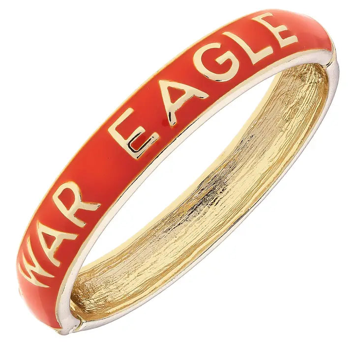 Orange Enamel War Eagle