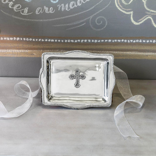 Beatriz Ball Baby Cross Tray, 4x6