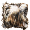 Chesterfield Long Haired Mountain Goat Coyote Pouf