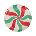 Candy Cane Salad Plate, Set of Four