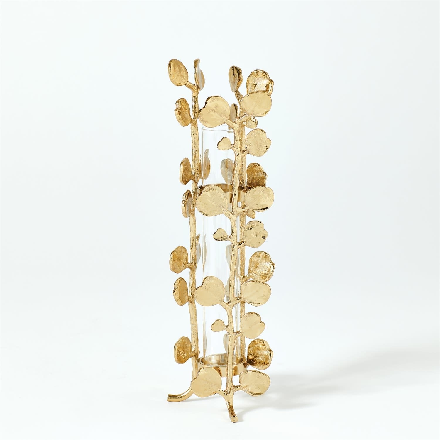 Global Views Bauhinia Bud Vase Brass