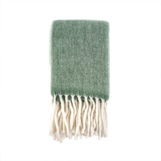 Indaba Fireside Cozy Throw Celadon