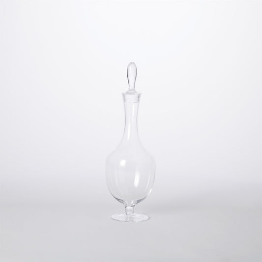 Small Footed Glass Decanter