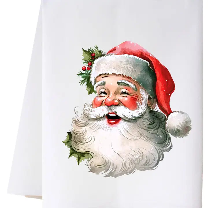 Santa Tea Towel