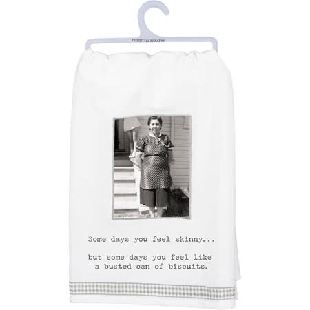 Primitives by Kathy "Can of biscuits" Tea towel