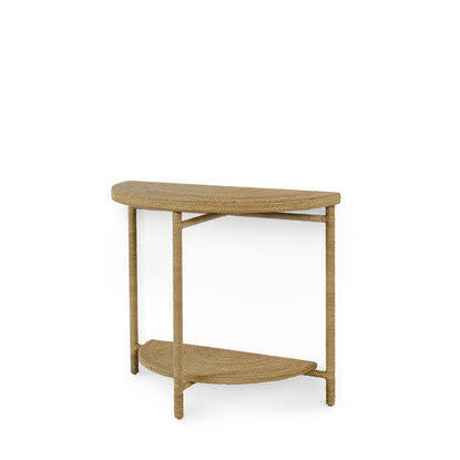 Palecek JM Monarch Demilune Table, Natural