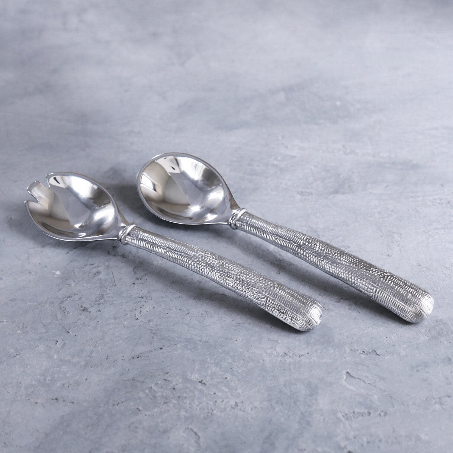 Beatriz Ball Pieles Snakeskin Large Salad Servers