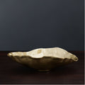 Beatriz Ball Sierra Modern Maia Oval Bowl, Gold, Large