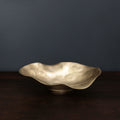 Beatriz Ball Sierra Modern Maia Oval Bowl, Gold, Medium
