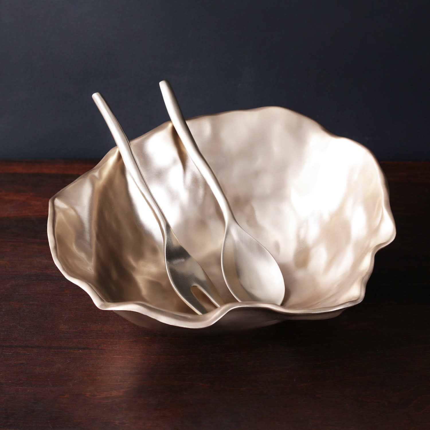 Beatriz Ball Sierra Modern Maia Large Bowl, Gold