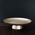 Beatriz Ball Sierra Modern Fina Pedestal Cake Plate, Gold