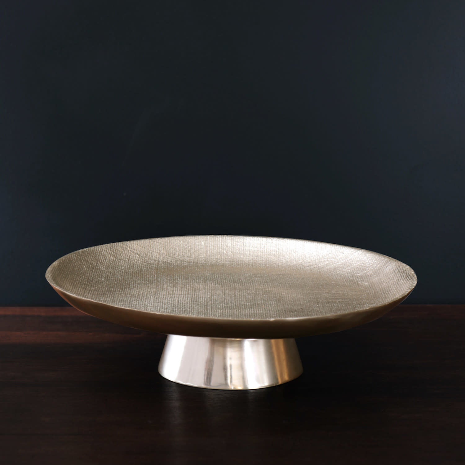 Beatriz Ball Sierra Modern Fina Pedestal Cake Plate, Gold