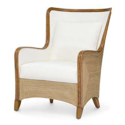 Palecek Kingston, Wing, Chair, Golden Ash