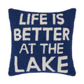 Life is Better at the Lake Hook Pillow